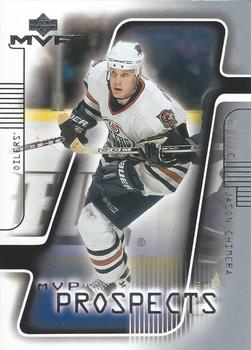 #201 Jason Chimera - Edmonton Oilers - 2001-02 Upper Deck MVP Hockey