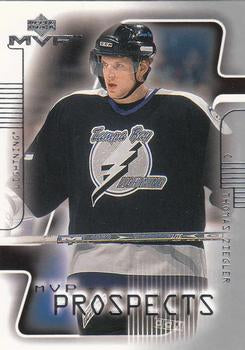 #217 Thomas Ziegler - Tampa Bay Lightning - 2001-02 Upper Deck MVP Hockey