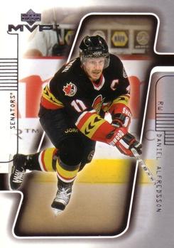 #129 Daniel Alfredsson - Ottawa Senators - 2001-02 Upper Deck MVP Hockey