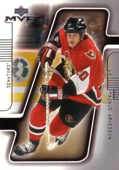 #135 Magnus Arvedson - Ottawa Senators - 2001-02 Upper Deck MVP Hockey