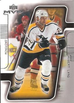 #153 Robert Lang - Pittsburgh Penguins - 2001-02 Upper Deck MVP Hockey