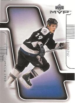 #170 Brad Richards - Tampa Bay Lightning - 2001-02 Upper Deck MVP Hockey