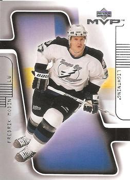 #172 Fredrik Modin - Tampa Bay Lightning - 2001-02 Upper Deck MVP Hockey