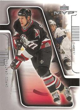 #20 Chris Gratton - Buffalo Sabres - 2001-02 Upper Deck MVP Hockey