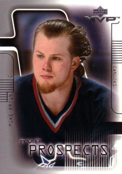 #218 Mike Brown - Vancouver Canucks - 2001-02 Upper Deck MVP Hockey
