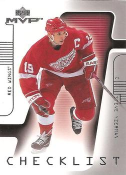 #219 Steve Yzerman - Detroit Red Wings - 2001-02 Upper Deck MVP Hockey