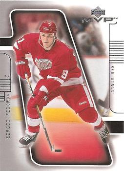 #68 Sergei Fedorov - Detroit Red Wings - 2001-02 Upper Deck MVP Hockey