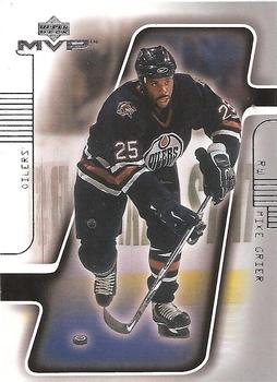 #71 Mike Grier - Edmonton Oilers - 2001-02 Upper Deck MVP Hockey