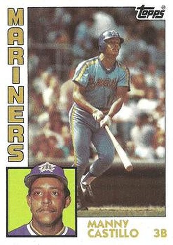 #562 Manny Castillo - Seattle Mariners - 1984 Topps Baseball