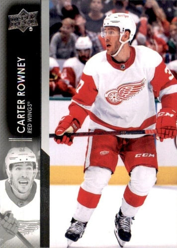 #562 Carter Rowney - Detroit Red Wings - 2021-22 Upper Deck Hockey