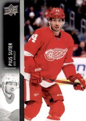#563 Pius Suter - Detroit Red Wings - 2021-22 Upper Deck Hockey