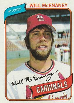#563 Will McEnaney - St. Louis Cardinals - 1980 Topps Baseball