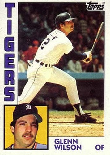 #563 Glenn Wilson - Detroit Tigers - 1984 Topps Baseball