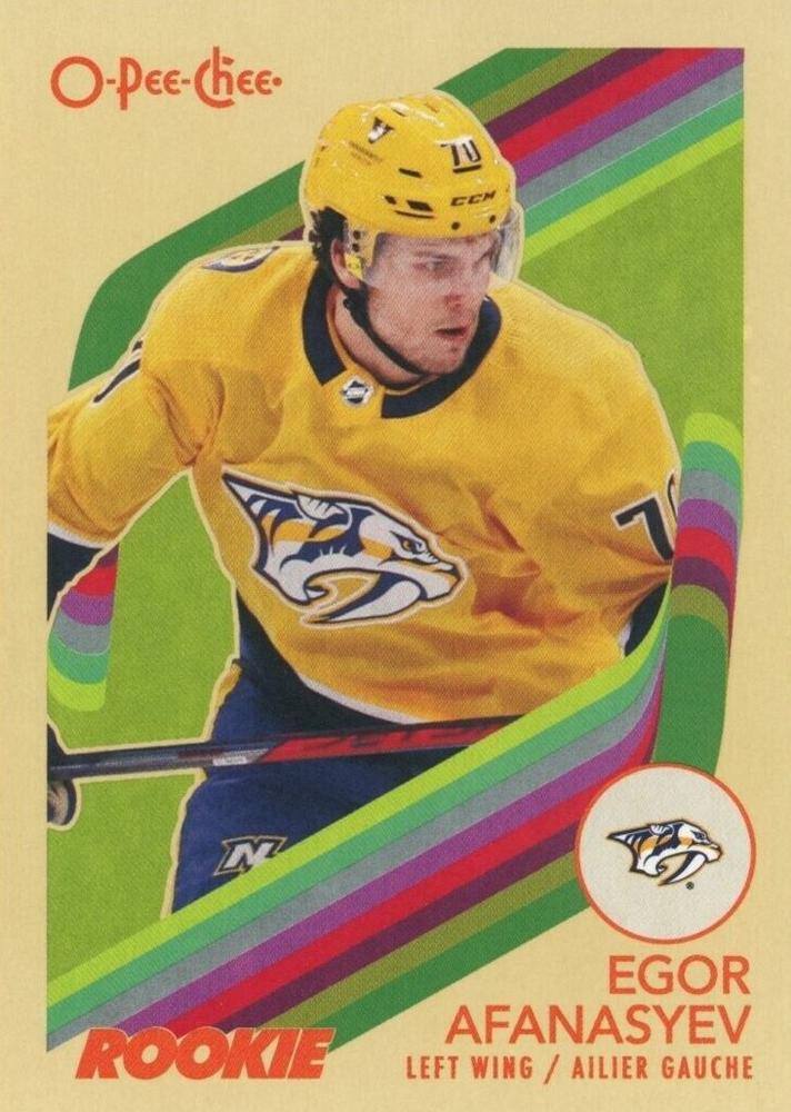 #564 Egor Afanasyev - Nashville Predators - 2023-24 O-Pee-Chee - Retro Hockey