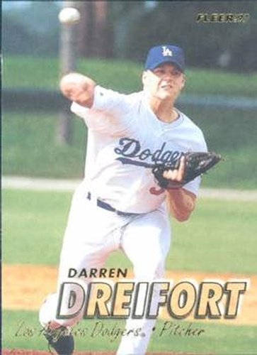 #564 Darren Dreifort - Los Angeles Dodgers - 1997 Fleer Baseball