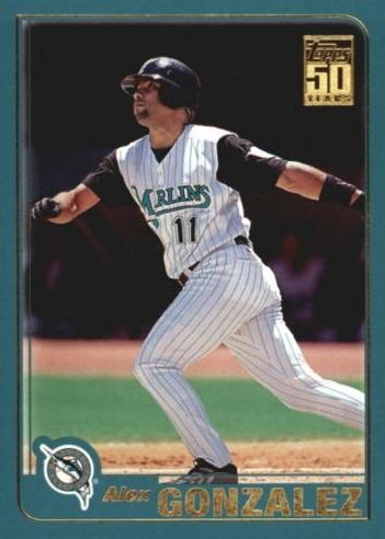 #564 Alex Gonzalez - Florida Marlins - 2001 Topps Baseball