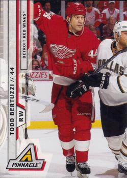 #125 Todd Bertuzzi - Detroit Red Wings - 2010-11 Panini Pinnacle Hockey