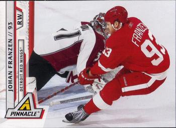 #129 Johan Franzen - Detroit Red Wings - 2010-11 Panini Pinnacle Hockey