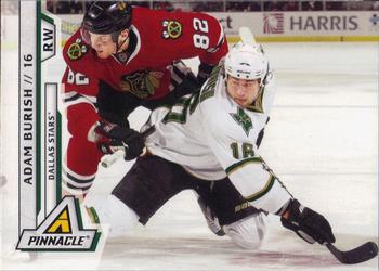 #138 Adam Burish - Dallas Stars - 2010-11 Panini Pinnacle Hockey