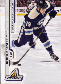 #144 Derek Dorsett - Columbus Blue Jackets - 2010-11 Panini Pinnacle Hockey