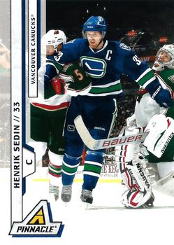 #11 Henrik Sedin - Vancouver Canucks - 2010-11 Panini Pinnacle Hockey