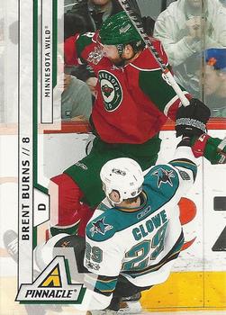#104 Brent Burns - Minnesota Wild - 2010-11 Panini Pinnacle Hockey