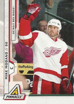 #128 Mike Modano - Detroit Red Wings - 2010-11 Panini Pinnacle Hockey