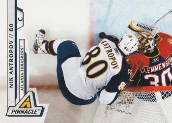 #189 Nik Antropov - Atlanta Thrashers - 2010-11 Panini Pinnacle Hockey