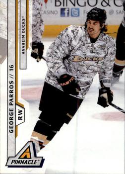 #198 George Parros - Anaheim Ducks - 2010-11 Panini Pinnacle Hockey