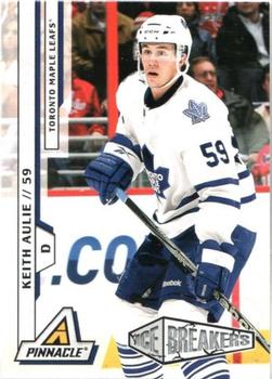 #244 Keith Aulie - Toronto Maple Leafs - 2010-11 Panini Pinnacle Hockey
