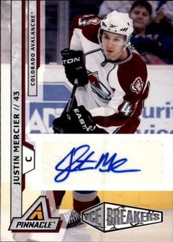 #261 Justin Mercier - Colorado Avalanche - 2010-11 Panini Pinnacle Hockey