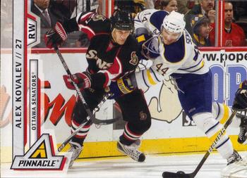 #67 Alex Kovalev - Ottawa Senators - 2010-11 Panini Pinnacle Hockey