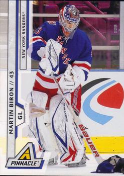 #71 Martin Biron - New York Rangers - 2010-11 Panini Pinnacle Hockey