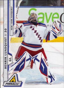 #73 Henrik Lundqvist - New York Rangers - 2010-11 Panini Pinnacle Hockey