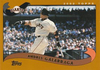 #565 Andres Galarraga - San Francisco Giants - 2002 Topps Baseball