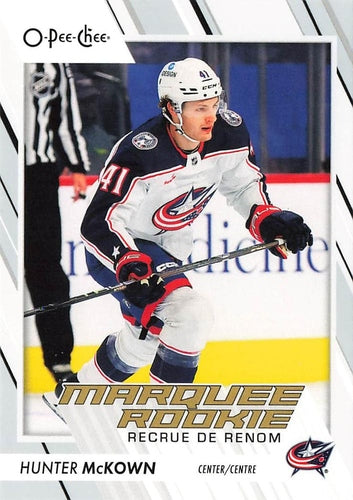#565 Hunter McKown - Columbus Blue Jackets - 2023-24 O-Pee-Chee Hockey