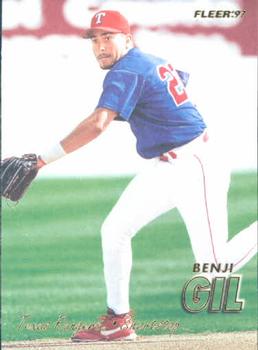 #565 Benji Gil - Texas Rangers - 1997 Fleer Baseball