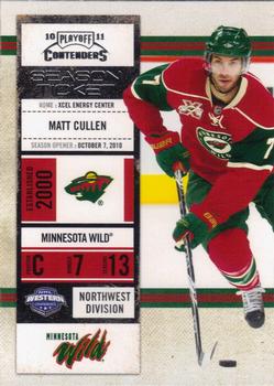 #10 Matt Cullen - Minnesota Wild - 2010-11 Playoff Contenders Hockey