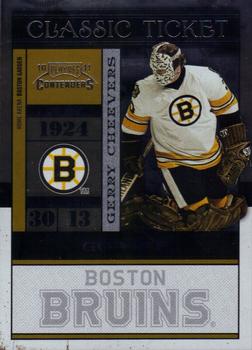#115 Gerry Cheevers - Boston Bruins - 2010-11 Playoff Contenders Hockey