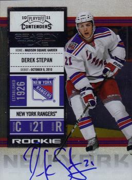 #151 Derek Stepan - New York Rangers - 2010-11 Playoff Contenders Hockey