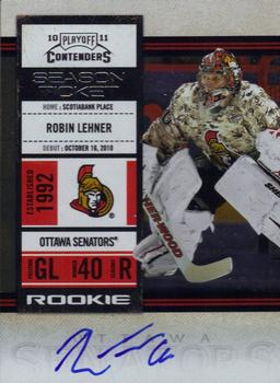 #153 Robin Lehner - Ottawa Senators - 2010-11 Playoff Contenders Hockey