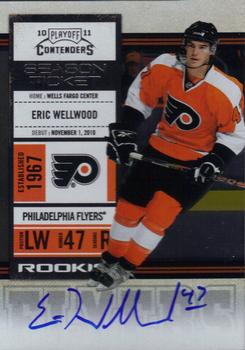 #155 Eric Wellwood - Philadelphia Flyers - 2010-11 Playoff Contenders Hockey