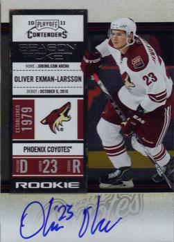 #156 Oliver Ekman-Larsson - Phoenix Coyotes - 2010-11 Playoff Contenders Hockey