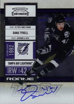 #162 Dana Tyrell - Tampa Bay Lightning - 2010-11 Playoff Contenders Hockey