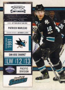 #16 Patrick Marleau - San Jose Sharks - 2010-11 Playoff Contenders Hockey