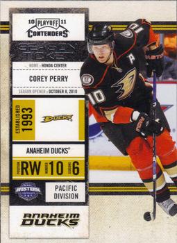 #1 Corey Perry - Anaheim Ducks - 2010-11 Playoff Contenders Hockey