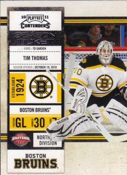 #22 Tim Thomas - Boston Bruins - 2010-11 Playoff Contenders Hockey
