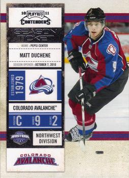 #25 Matt Duchene - Colorado Avalanche - 2010-11 Playoff Contenders Hockey