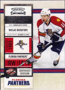 #2 Nicklas Bergfors - Florida Panthers - 2010-11 Playoff Contenders Hockey