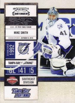 #38 Mike Smith - Tampa Bay Lightning - 2010-11 Playoff Contenders Hockey
